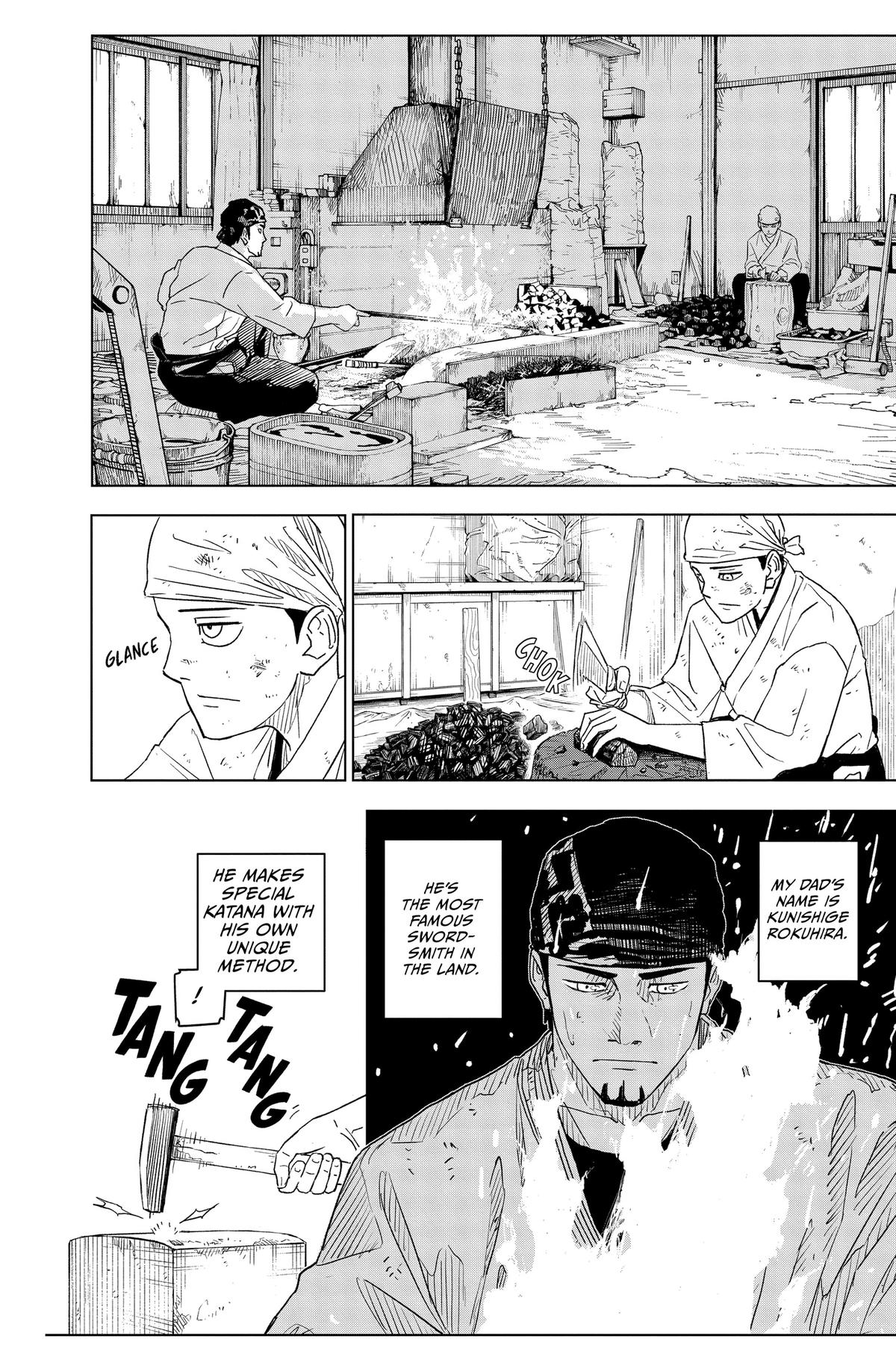 Kagurabachi Manga Chapter 1 page 10 - Mission scene