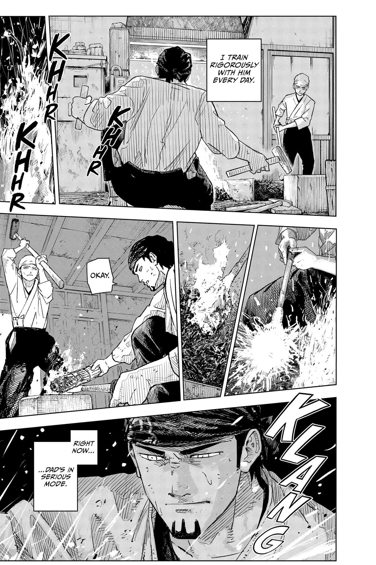 Kagurabachi Manga Chapter 1 page 11 - Mission scene