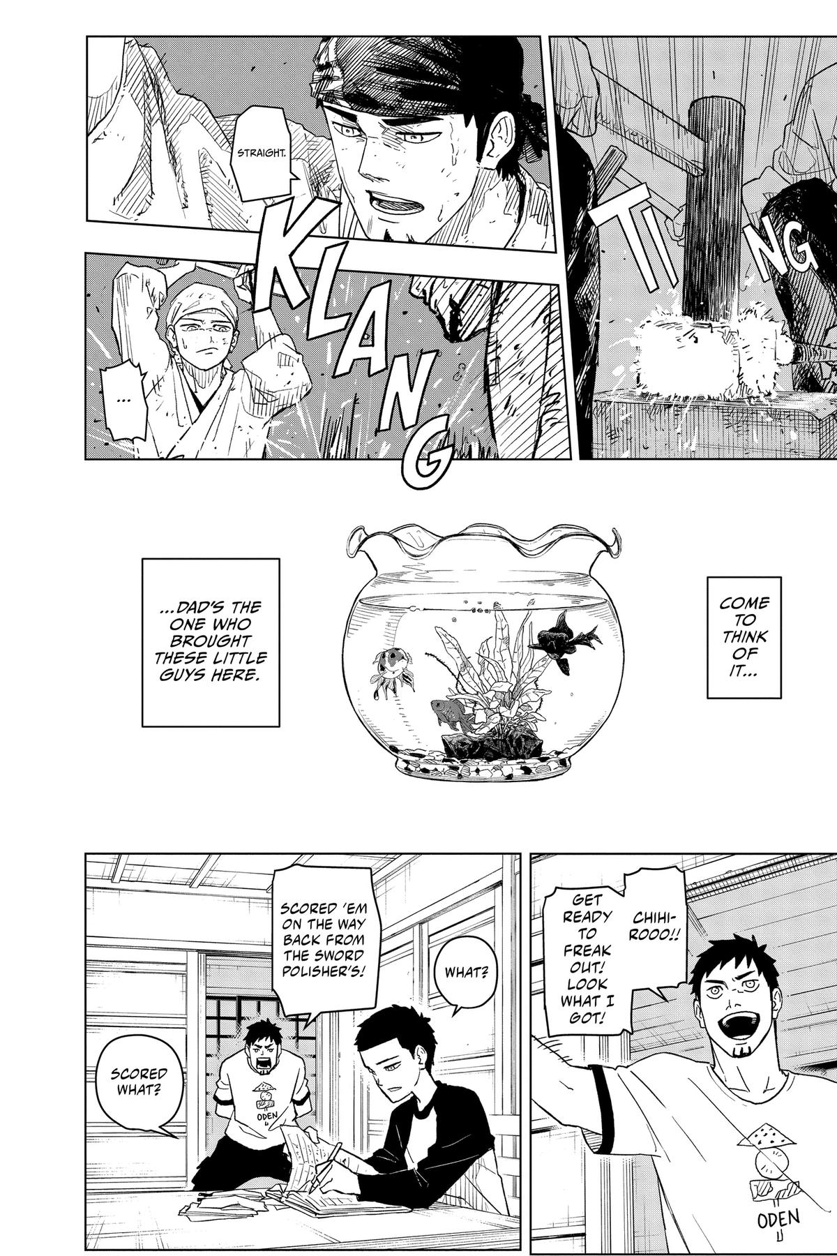 Kagurabachi Manga Chapter 1 page 14 - Mission scene