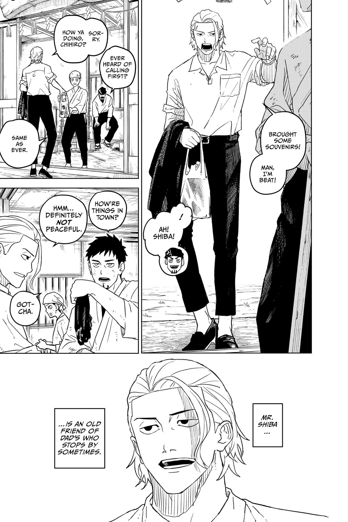 Kagurabachi Manga Chapter 1 page 19 - Mission scene