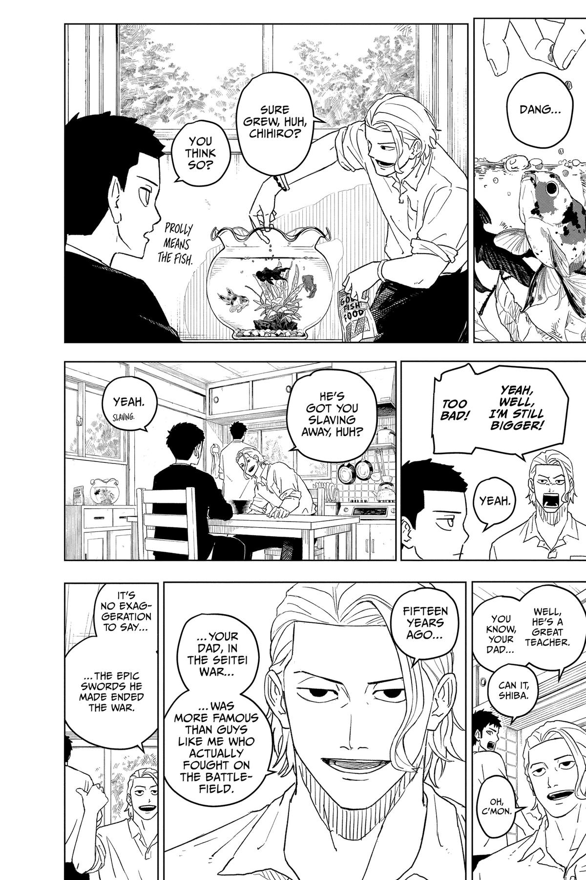 Kagurabachi Manga Chapter 1 page 20 - Mission scene