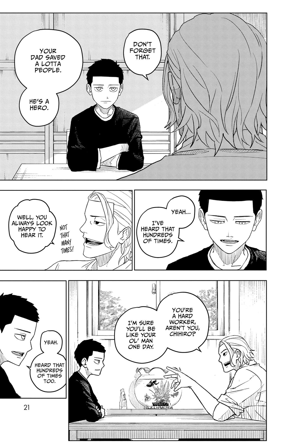 Kagurabachi Manga Chapter 1 page 21 - Mission scene