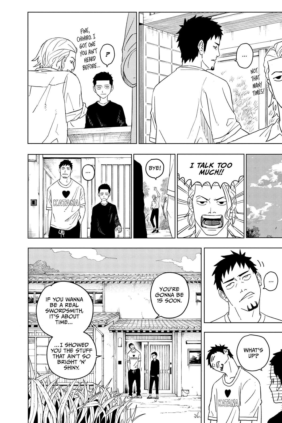 Kagurabachi Manga Chapter 1 page 22 - Mission scene