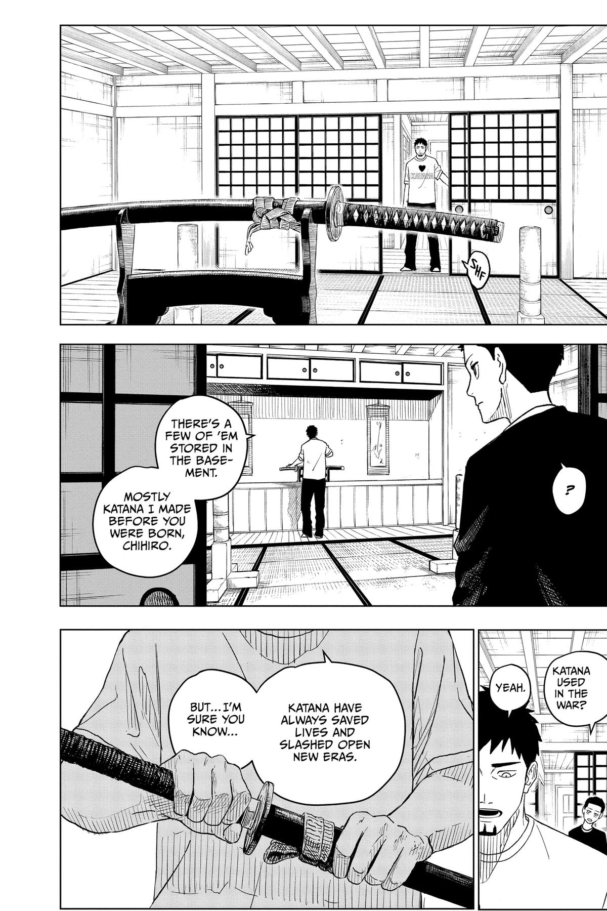 Kagurabachi Manga Chapter 1 page 24 - Mission scene