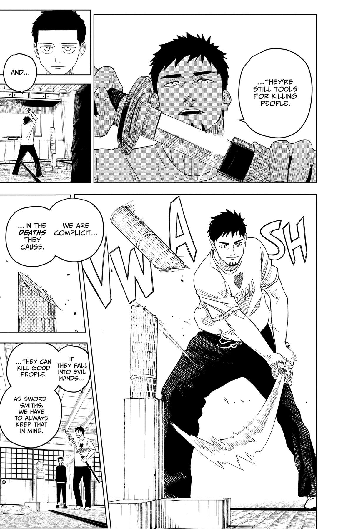 Kagurabachi Manga Chapter 1 page 25 - Mission scene