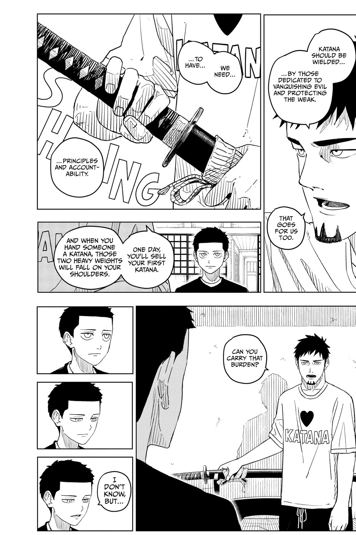 Kagurabachi Manga Chapter 1 page 26 - Mission scene