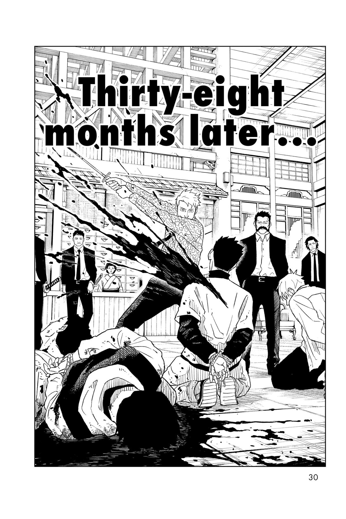 Kagurabachi Manga Chapter 1 page 30 - Mission scene