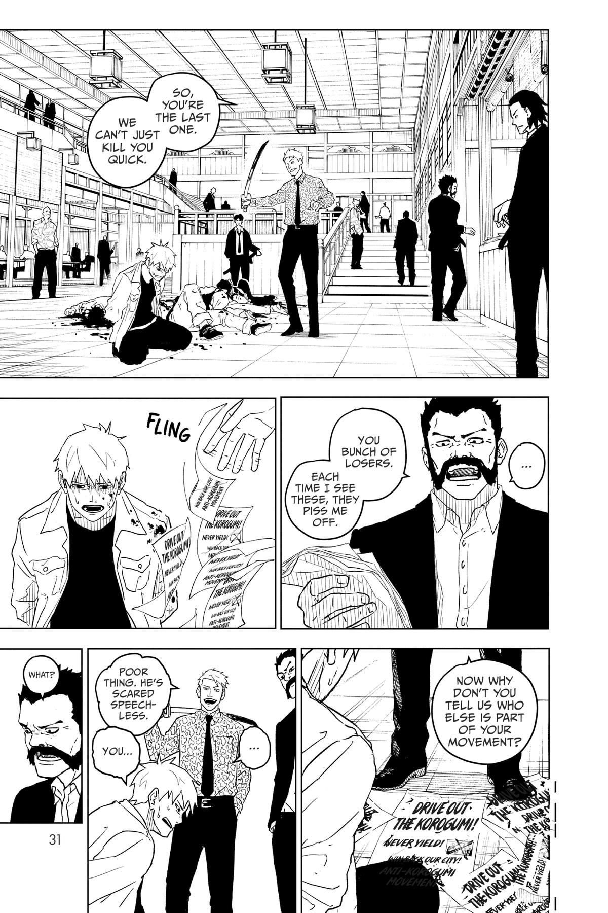 Kagurabachi Manga Chapter 1 page 31 - Mission scene