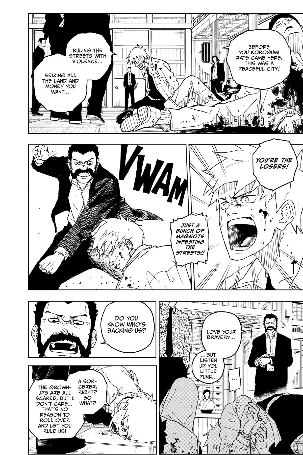 Kagurabachi Manga Chapter 1 page 32 - Mission scene