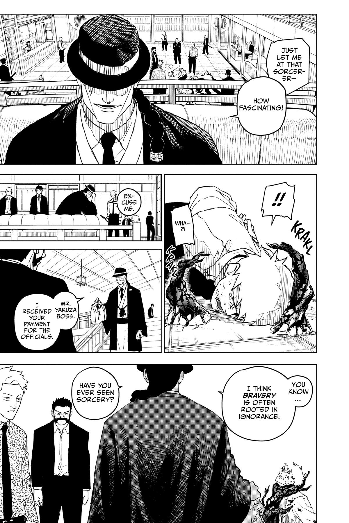 Kagurabachi Manga Chapter 1 page 33 - Mission scene