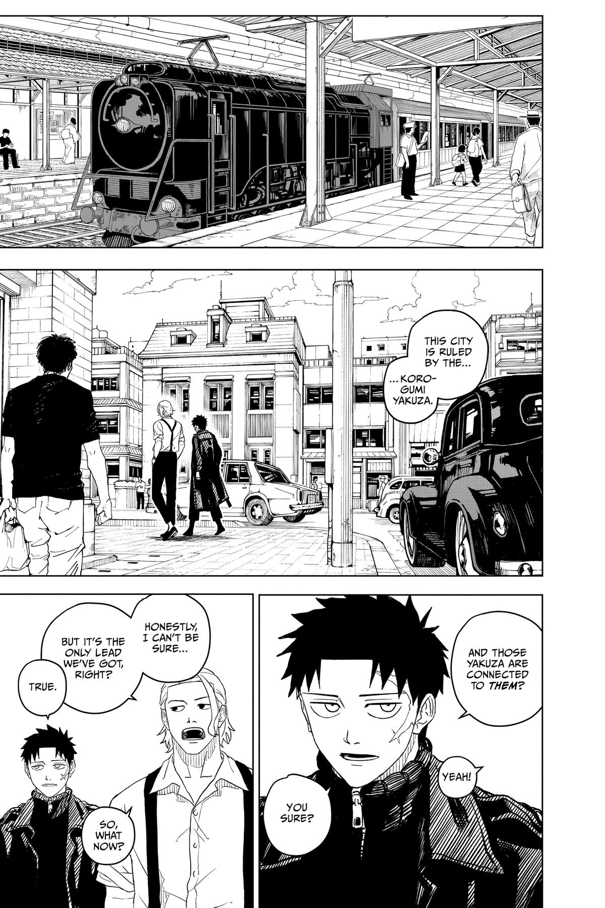 Kagurabachi Manga Chapter 1 page 39 - Mission scene