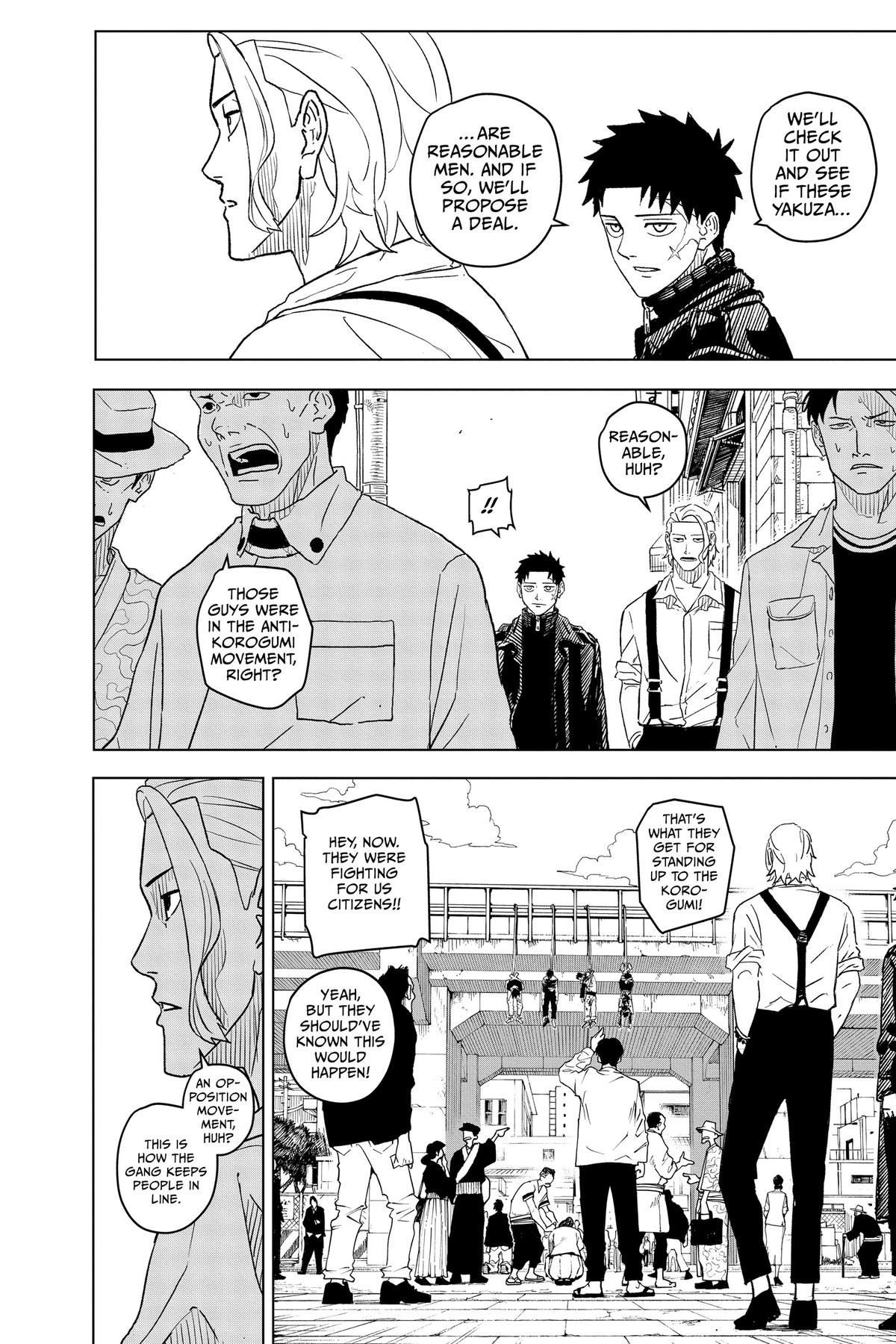 Kagurabachi Manga Chapter 1 page 40 - Mission scene