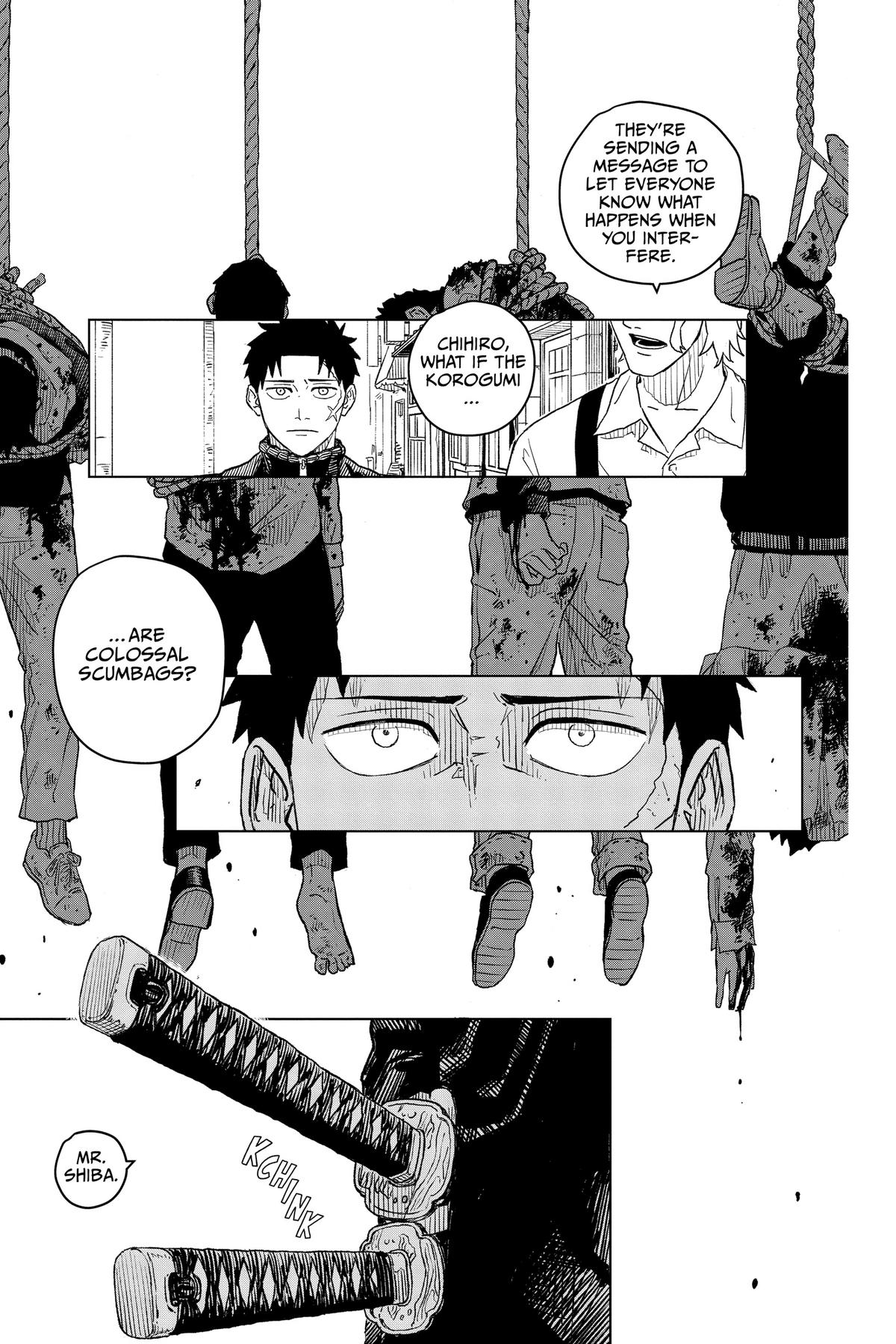 Kagurabachi Manga Chapter 1 page 41 - Mission scene