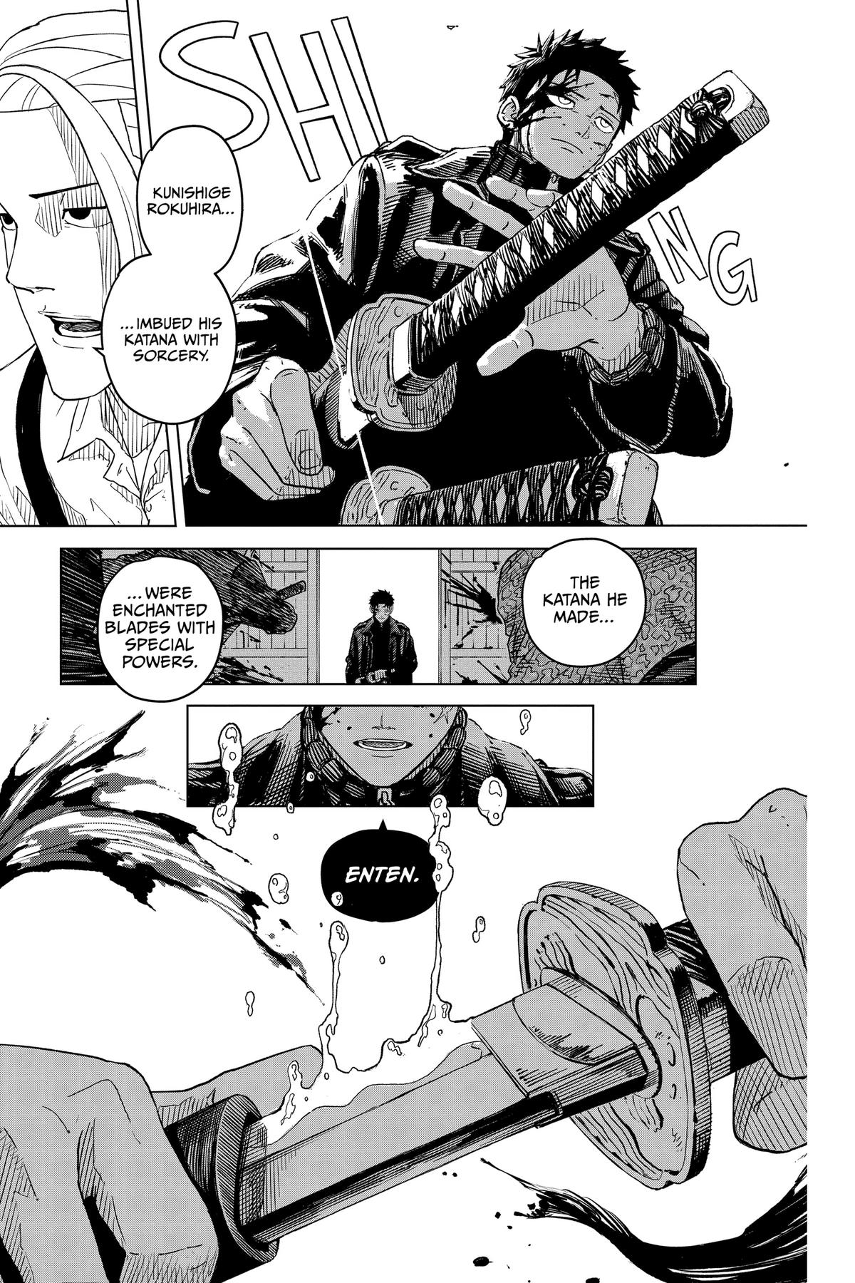 Kagurabachi Manga Chapter 1 page 51 - Mission scene