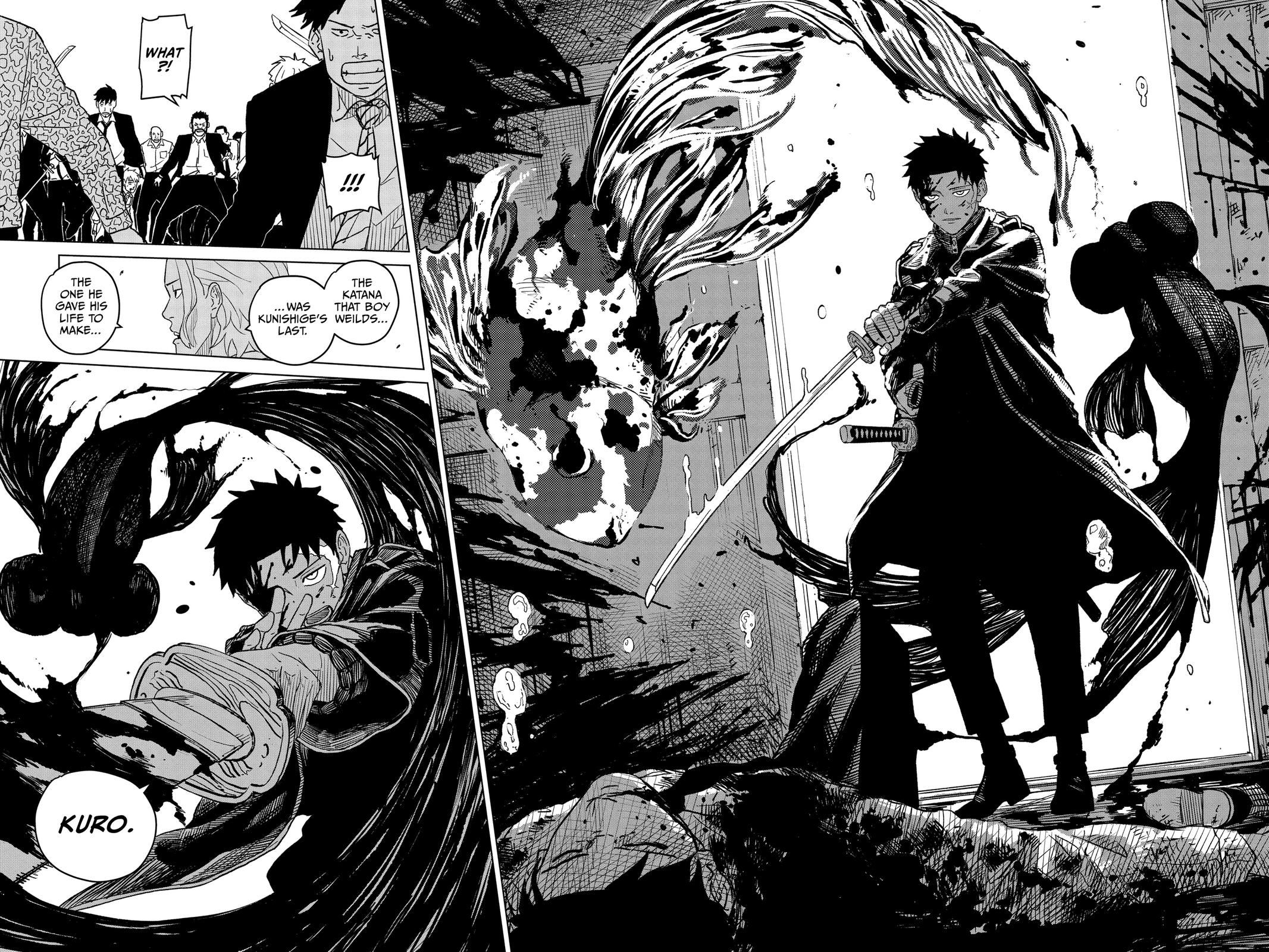 Kagurabachi Manga Chapter 1 page 52 - Mission scene