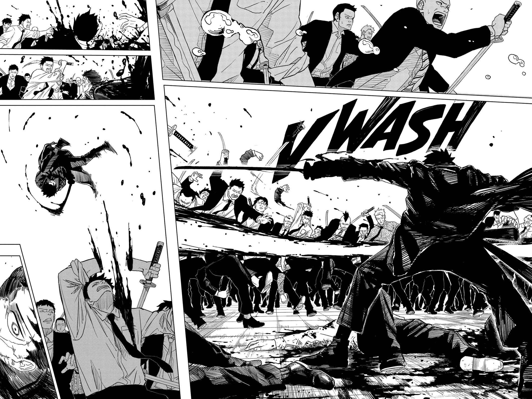 Kagurabachi Manga Chapter 1 page 53 - Mission scene