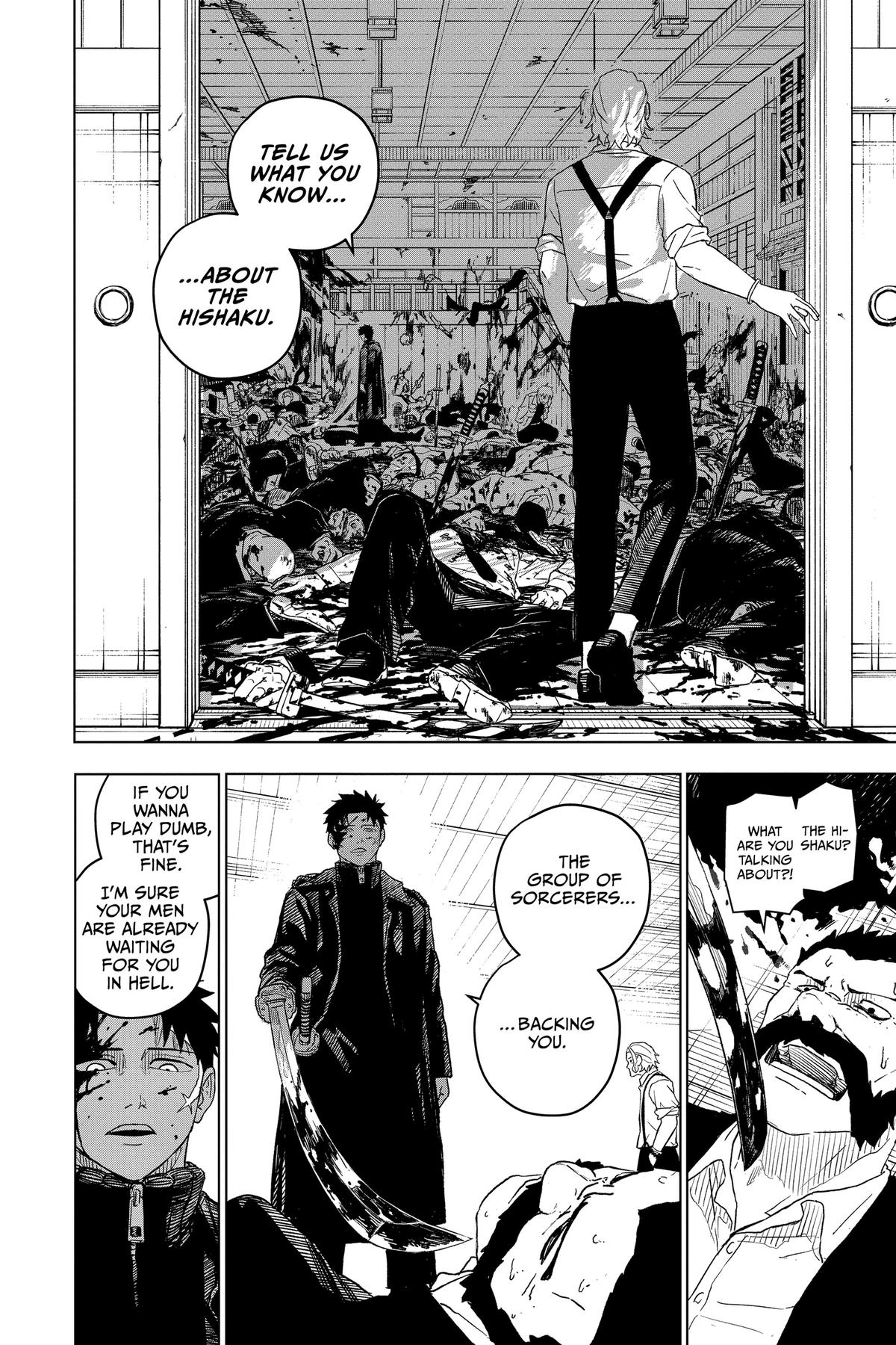 Kagurabachi Manga Chapter 1 page 56 - Mission scene