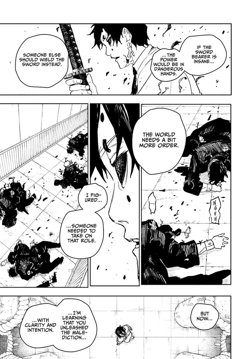 Kagurabachi Manga Chapter 100 page 13 - Sword Master scene