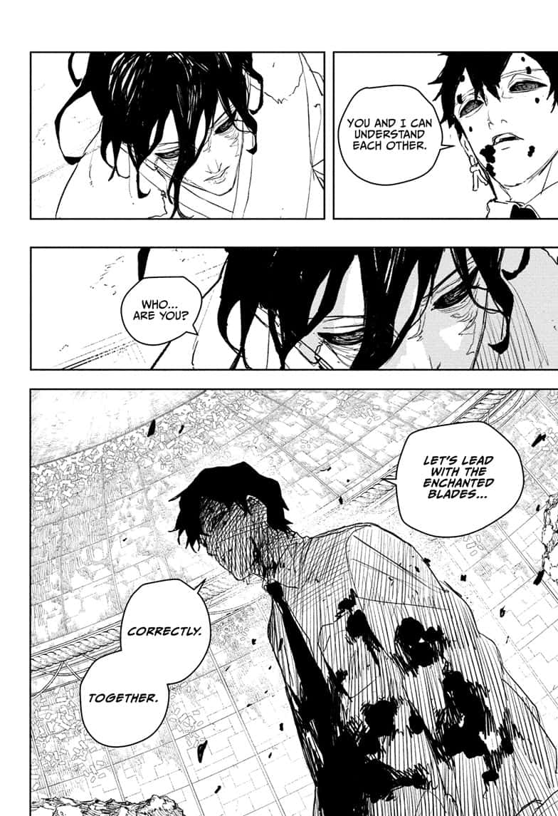 Kagurabachi Manga Chapter 100 page 14 - Sword Master scene