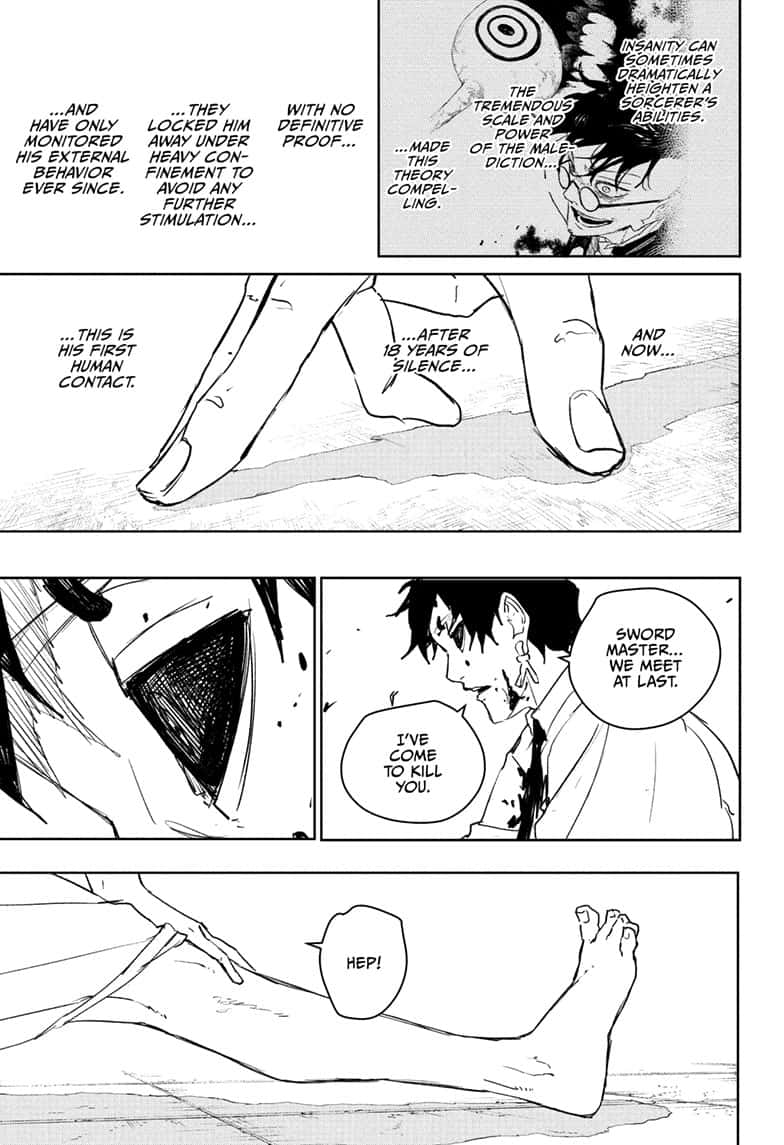 Kagurabachi Manga Chapter 100 page 5 - Sword Master scene