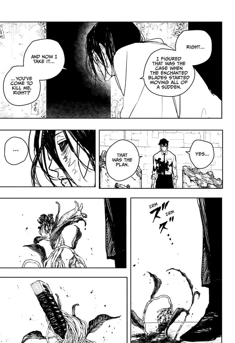 Kagurabachi Manga Chapter 100 page 9 - Sword Master scene