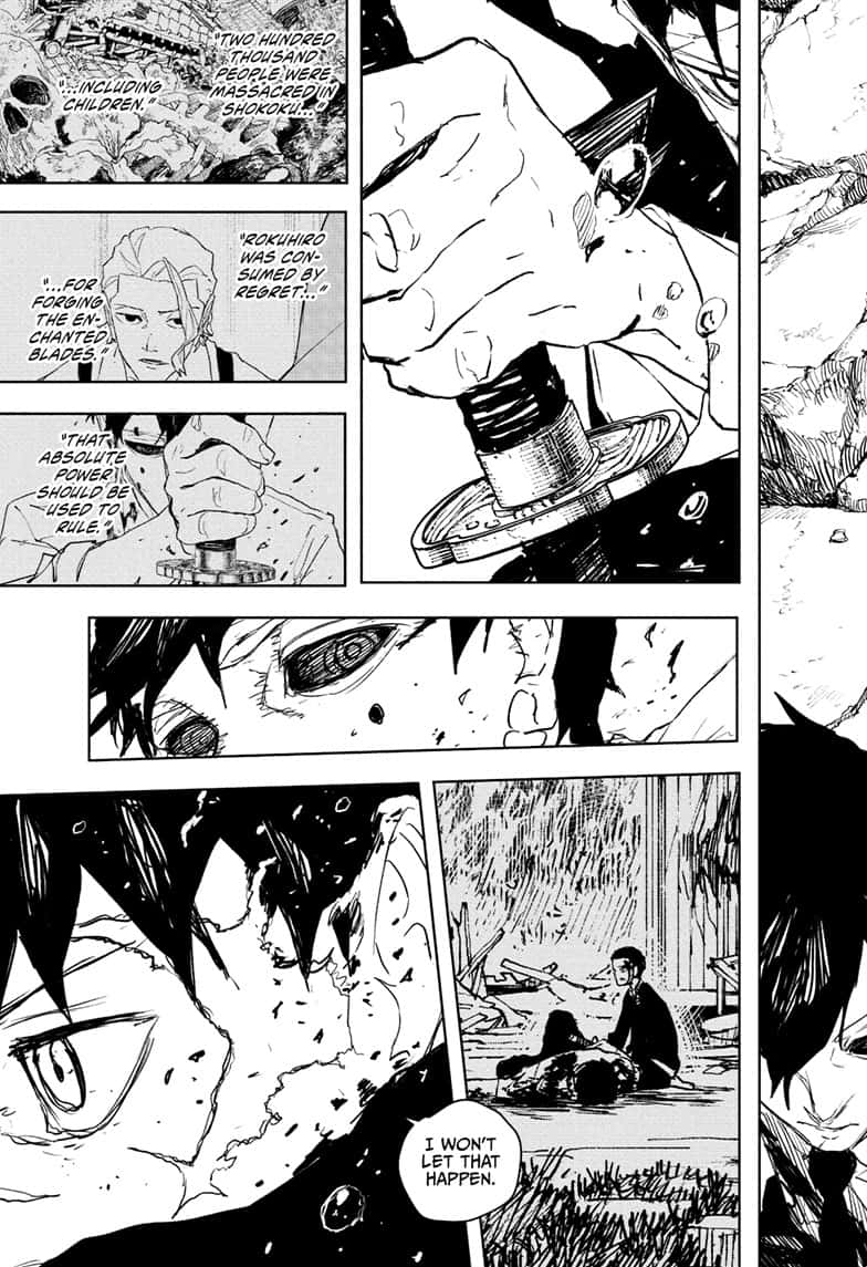 Kagurabachi Manga Chapter 102 page 17 - What You Need to See scene