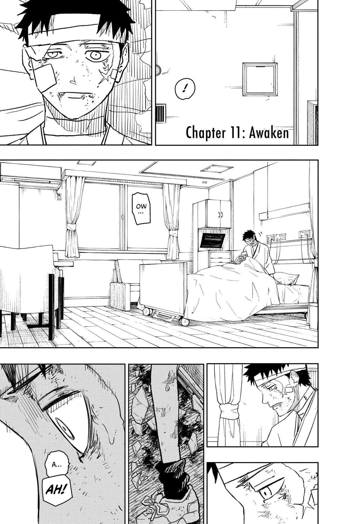 Kagurabachi Manga Chapter 11 page 1 - Awaken scene