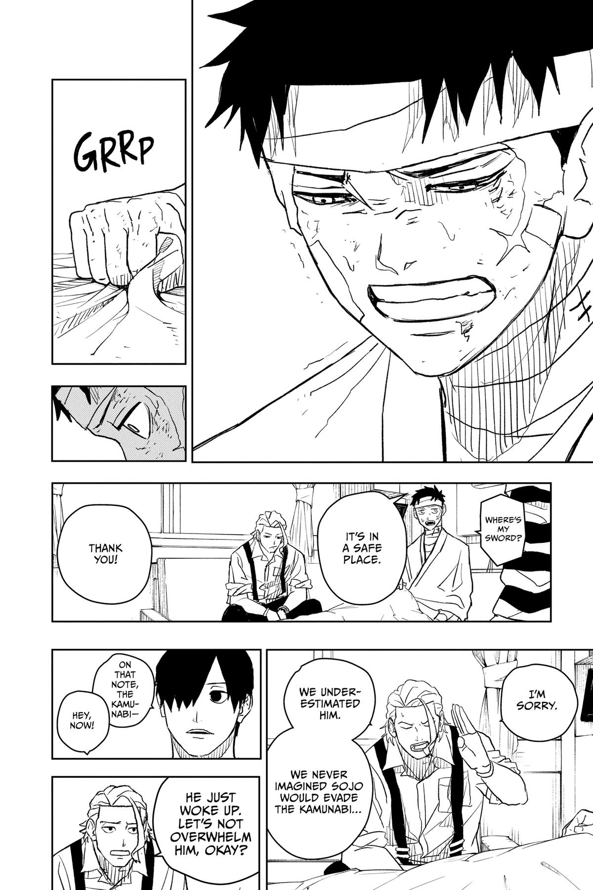 Kagurabachi Manga Chapter 11 page 10 - Awaken scene