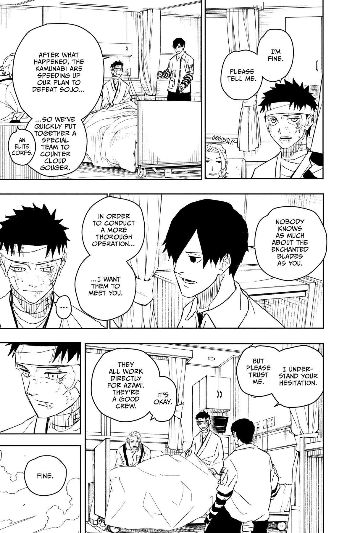 Kagurabachi Manga Chapter 11 page 11 - Awaken scene