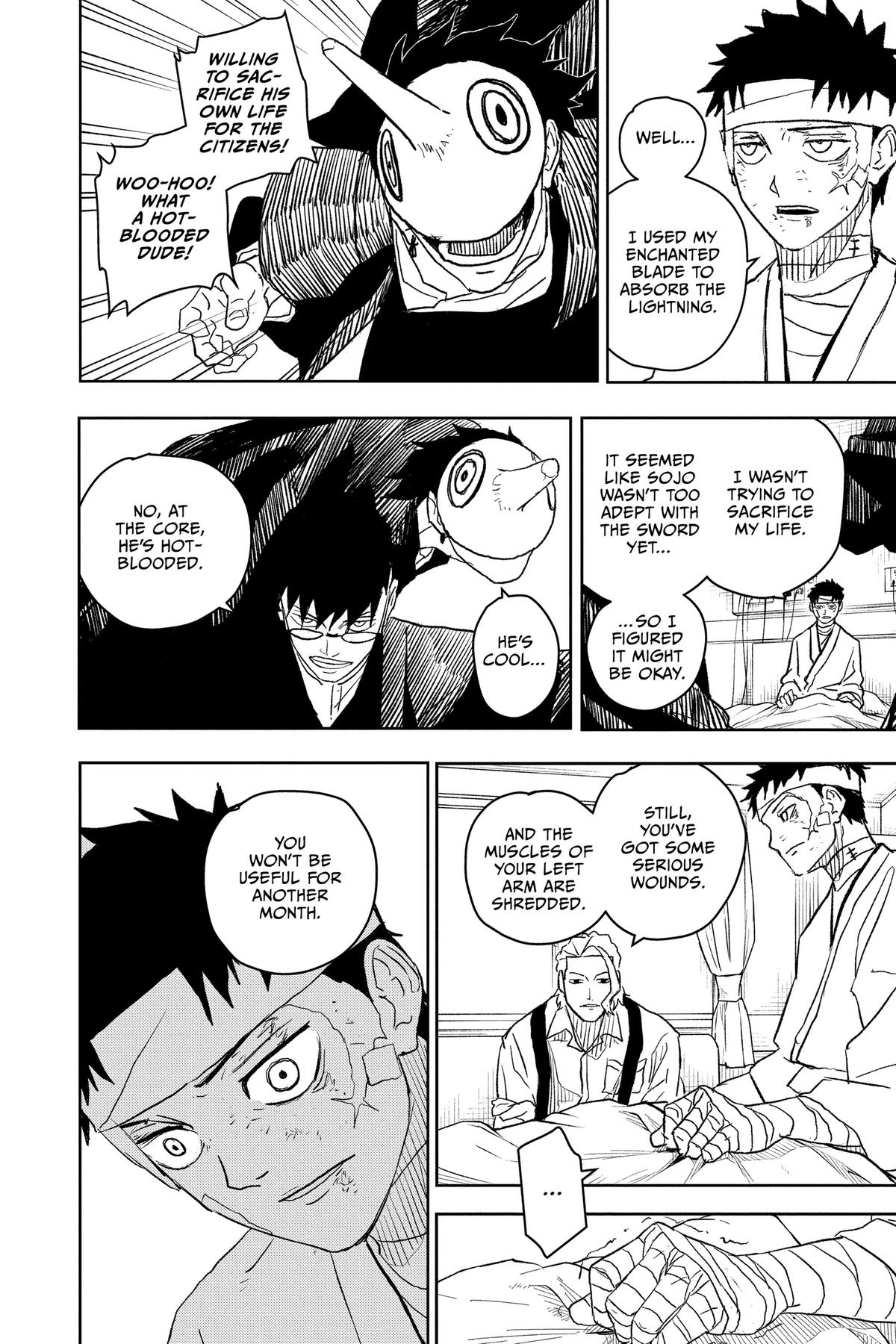 Kagurabachi Manga Chapter 11 page 15 - Awaken scene