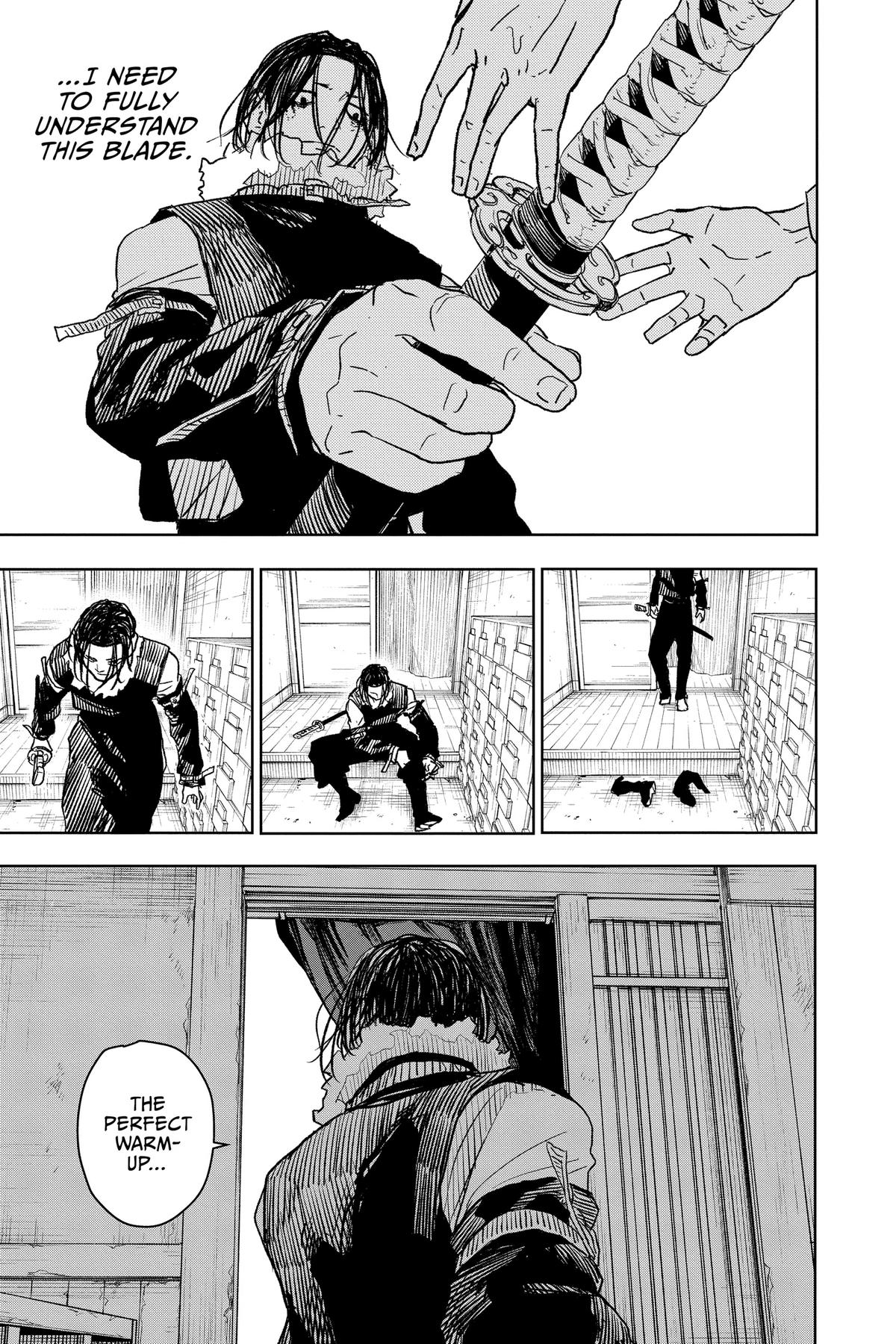 Kagurabachi Manga Chapter 12 page 13 - Preparations scene