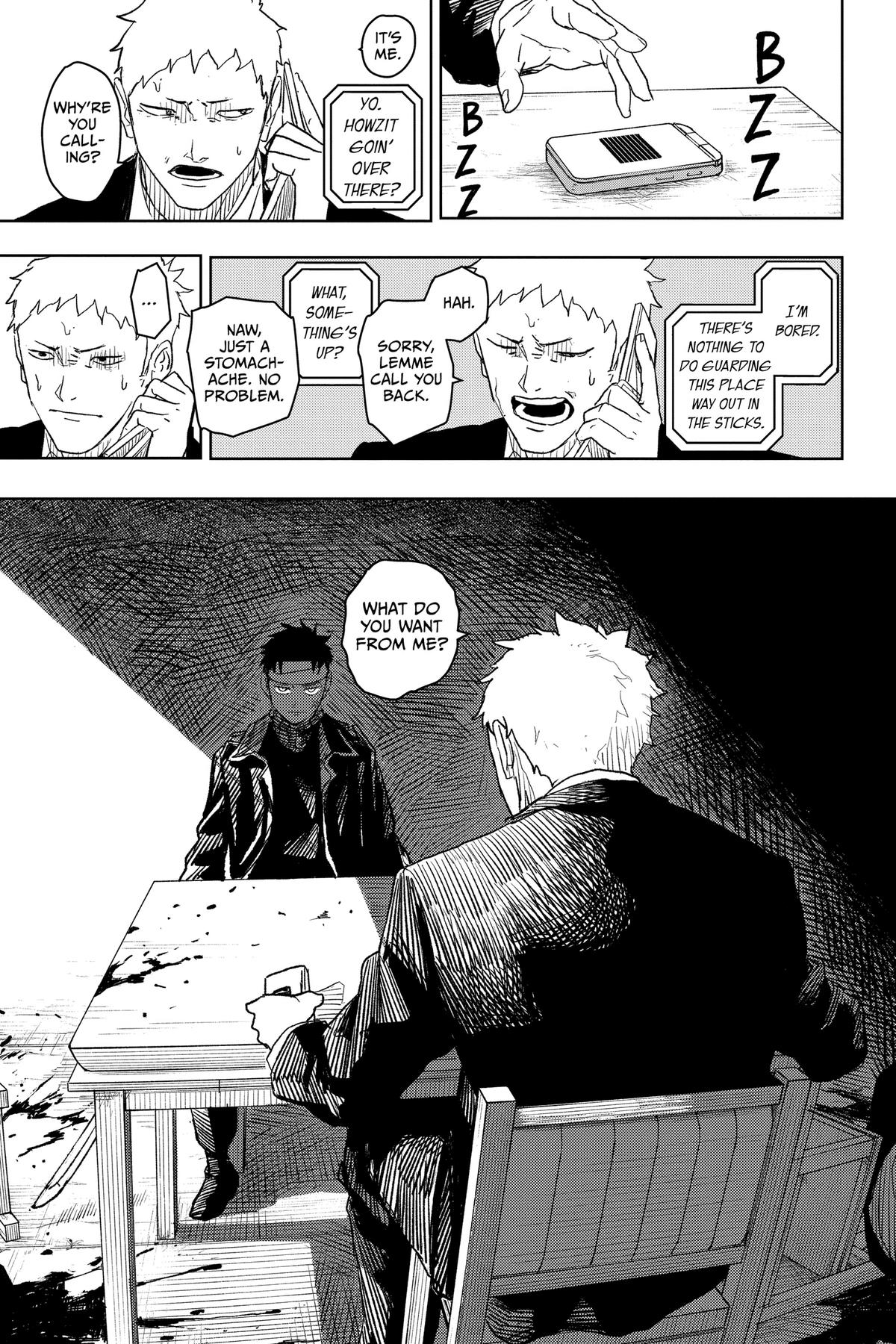 Kagurabachi Manga Chapter 12 page 18 - Preparations scene