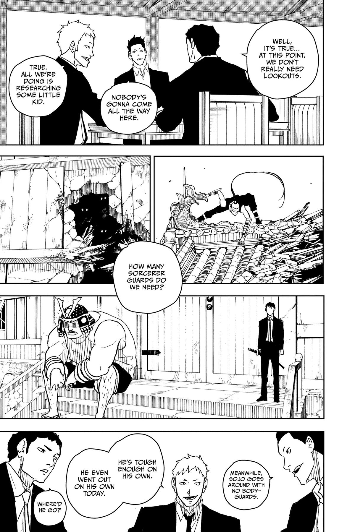 Kagurabachi Manga Chapter 12 page 5 - Preparations scene