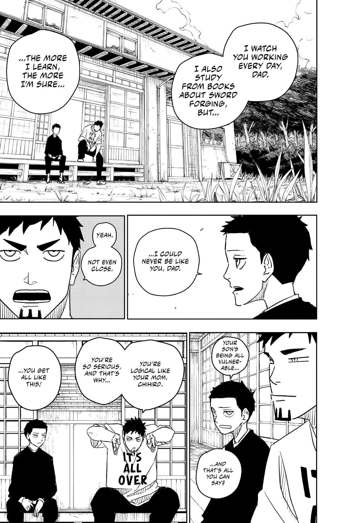 Kagurabachi Manga Chapter 14 page 15 - The True Realm scene