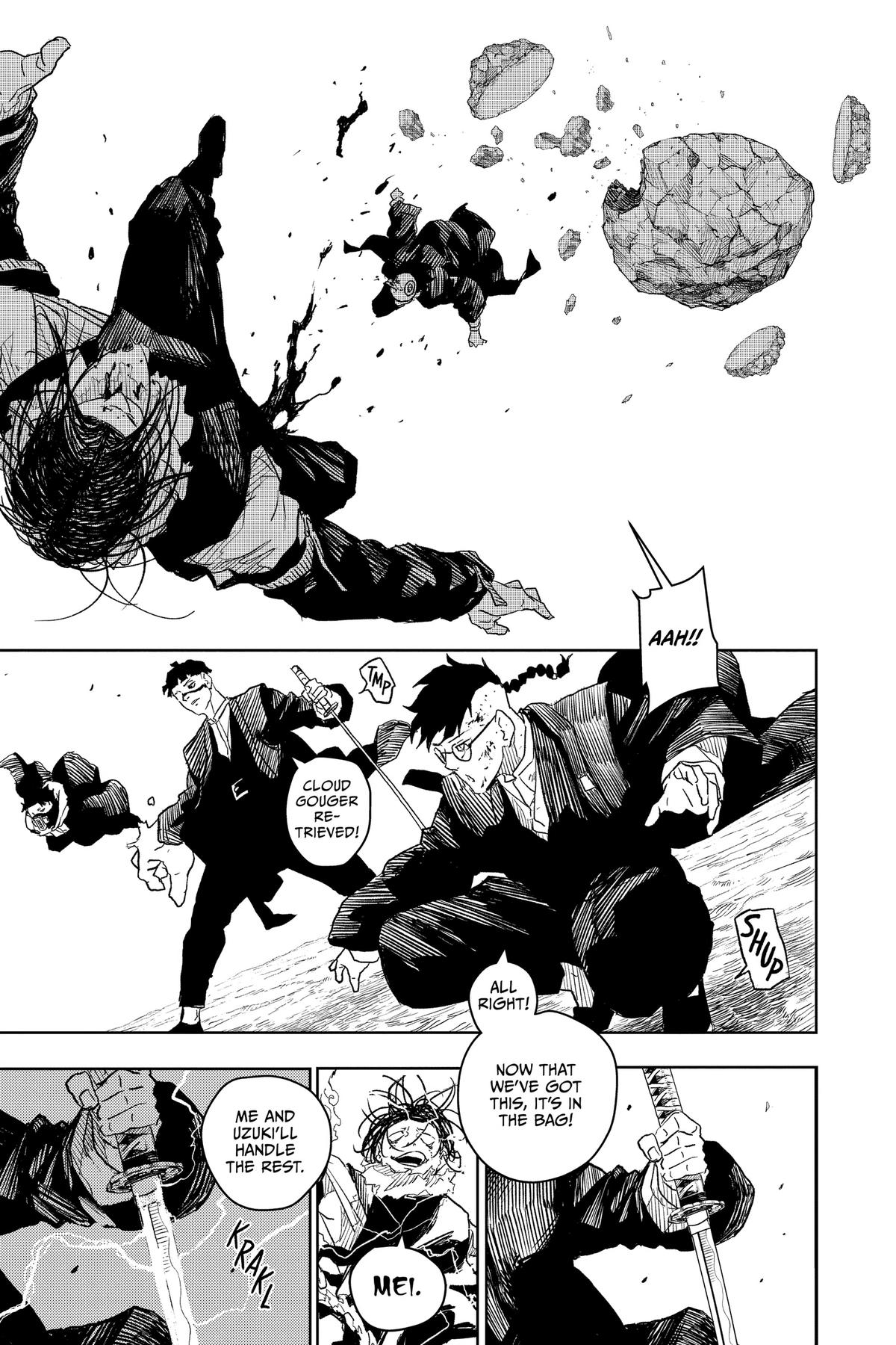 Kagurabachi Manga Chapter 16 page 11 - Silence scene