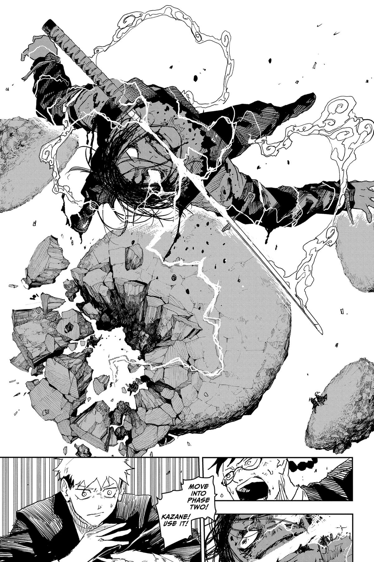 Kagurabachi Manga Chapter 16 page 13 - Silence scene