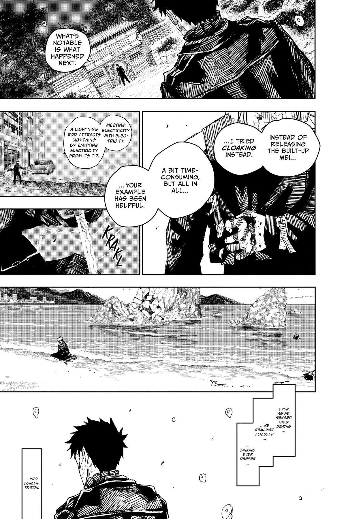 Kagurabachi Manga Chapter 16 page 15 - Silence scene