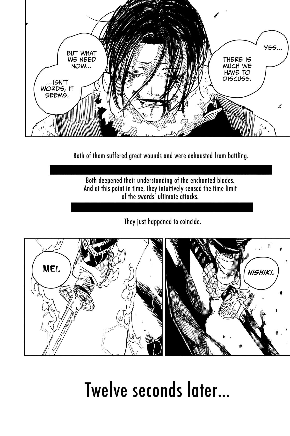 Kagurabachi Manga Chapter 16 page 17 - Silence scene