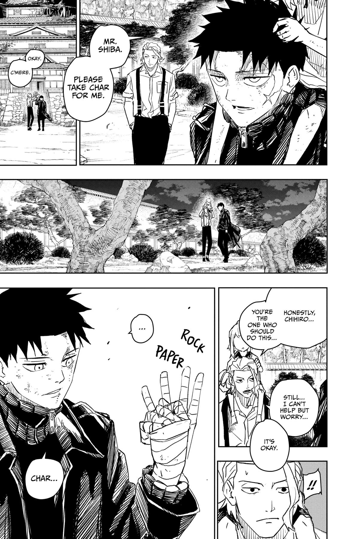 Kagurabachi Manga Chapter 16 page 5 - Silence scene