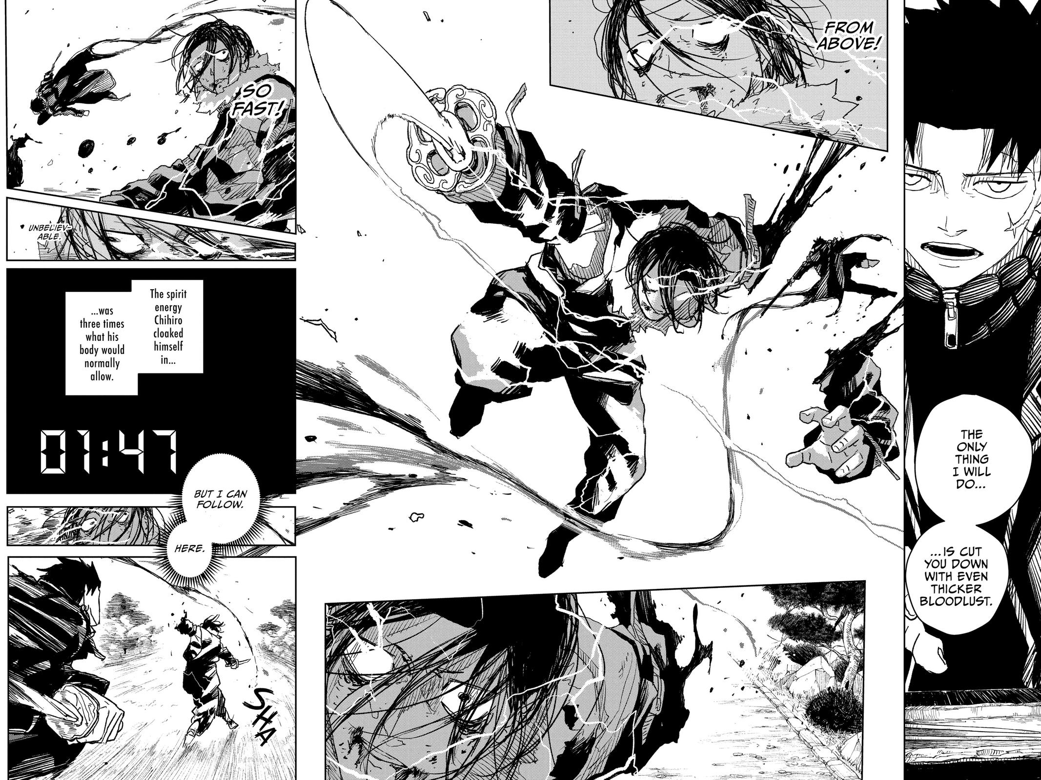 Kagurabachi Manga Chapter 17 page 13 - Tea scene