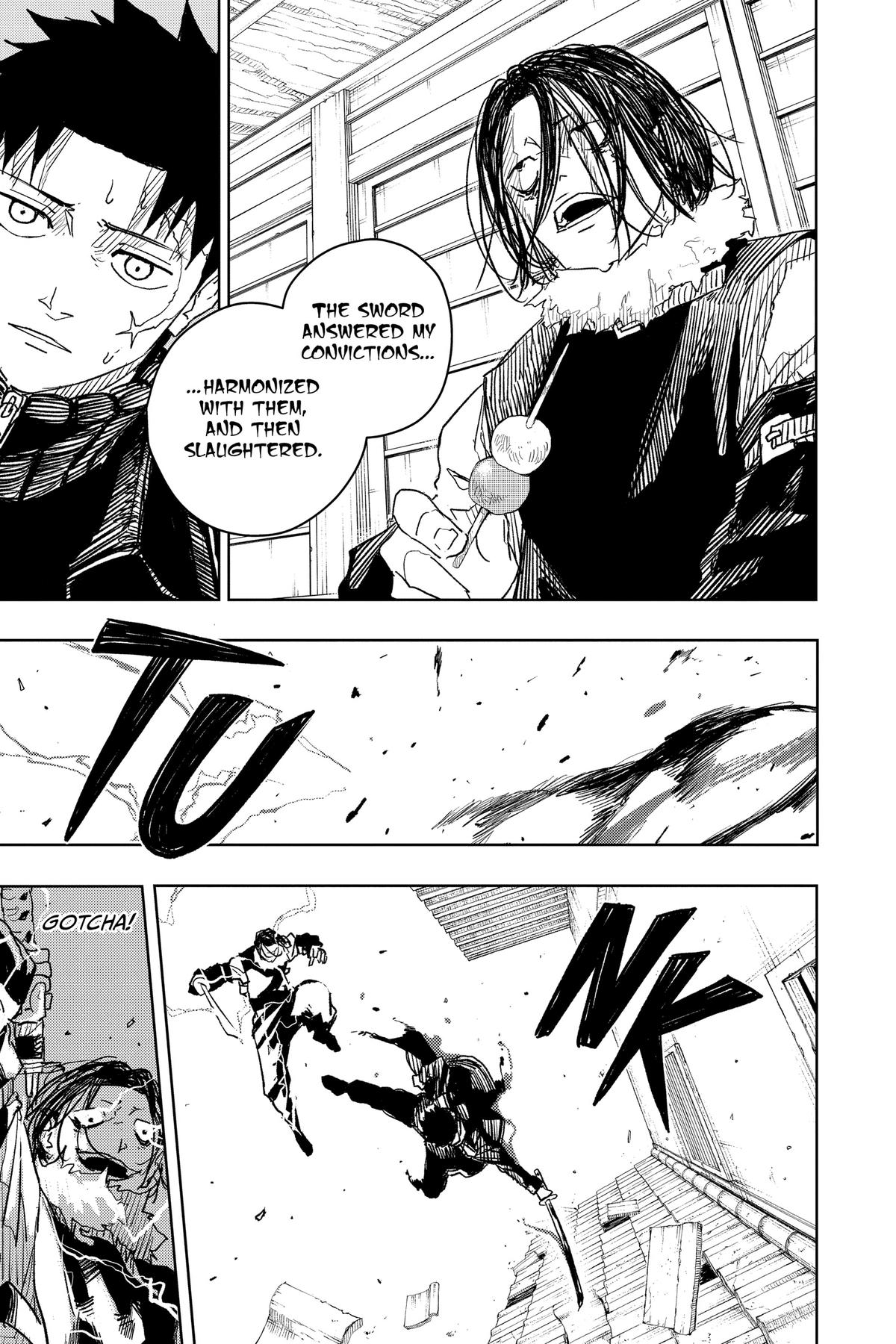 Kagurabachi Manga Chapter 17 page 6 - Tea scene