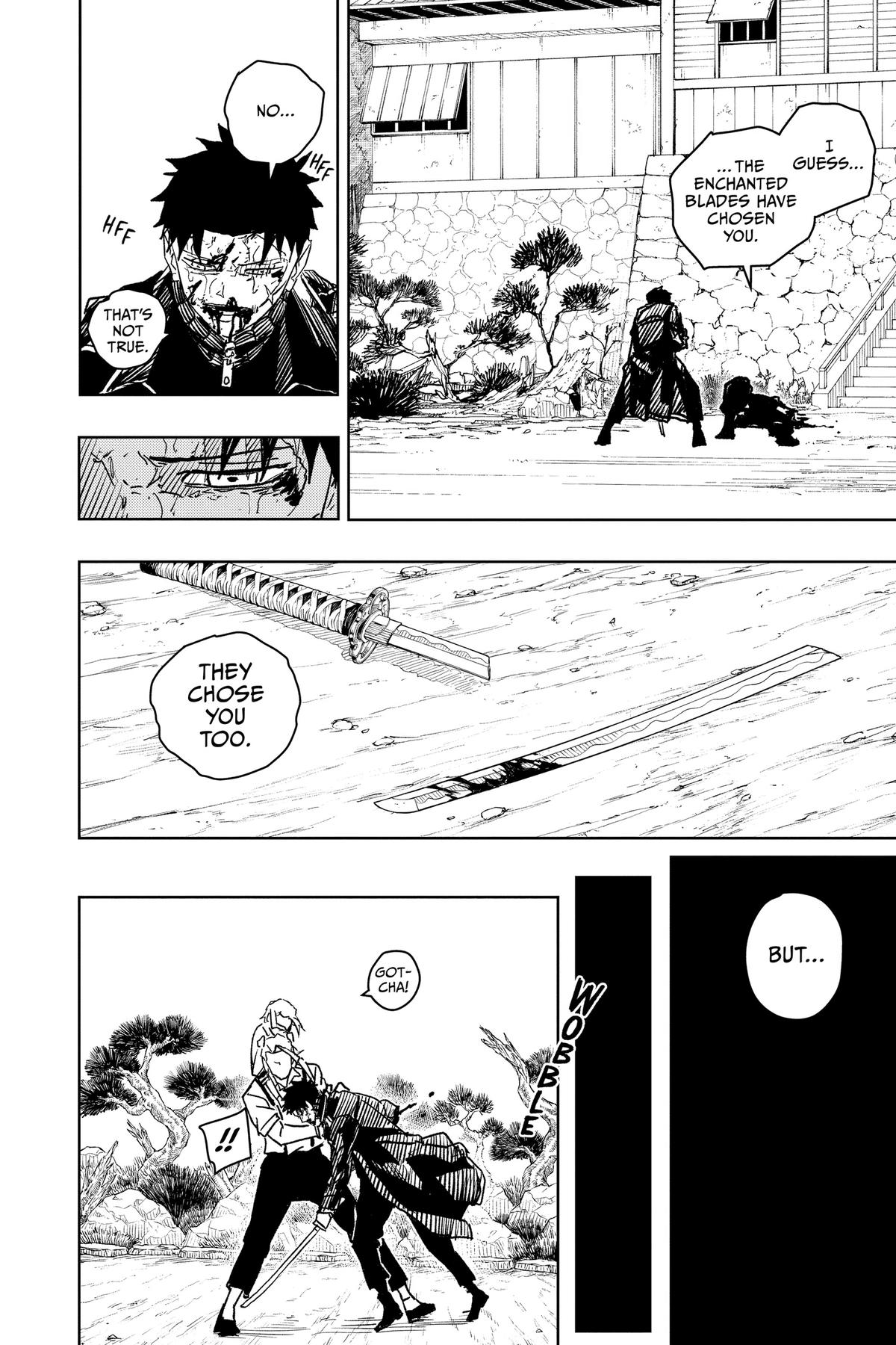 Kagurabachi Manga Chapter 18 page 4 - Roar scene