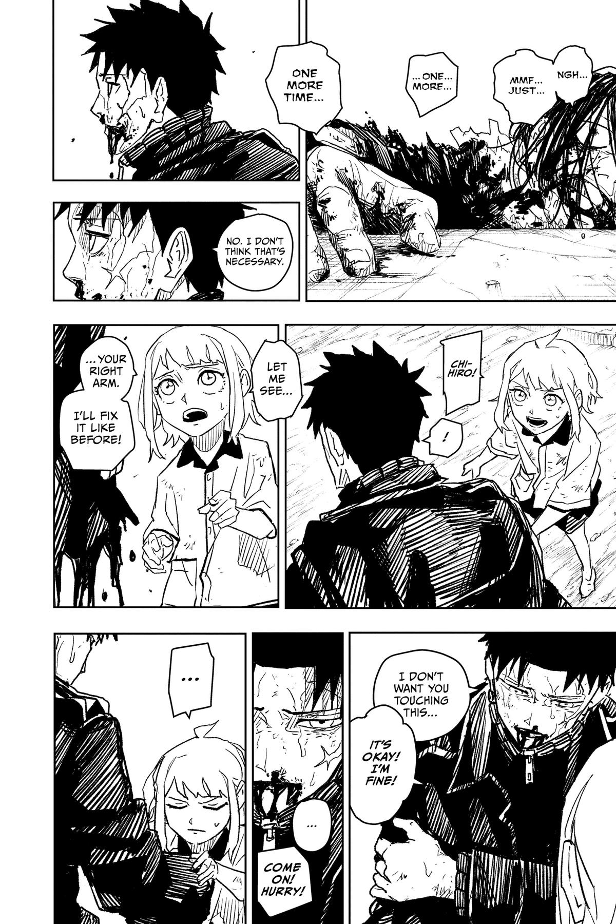 Kagurabachi Manga Chapter 18 page 6 - Roar scene