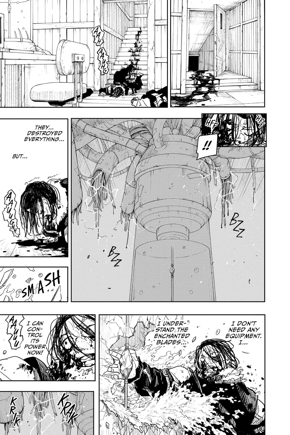 Kagurabachi Manga Chapter 18 page 7 - Roar scene