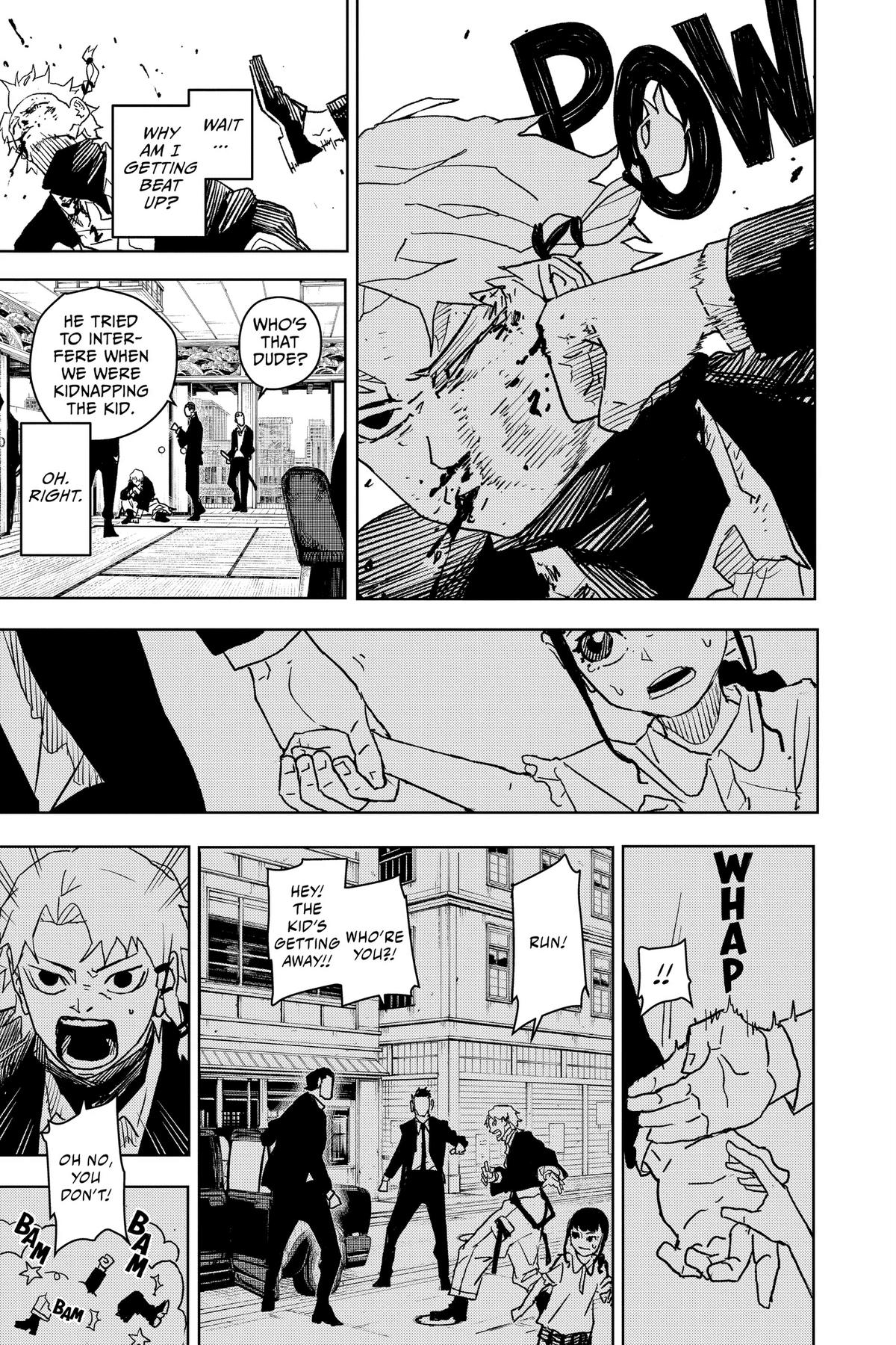 Kagurabachi Manga Chapter 19 page 14 - Knight of Darkness scene