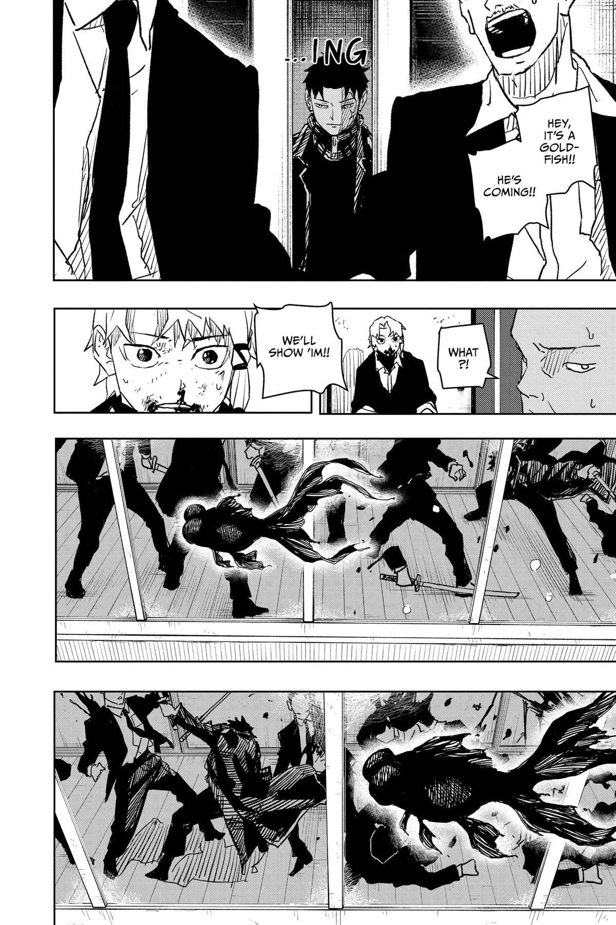 Kagurabachi Manga Chapter 19 page 19 - Knight of Darkness scene