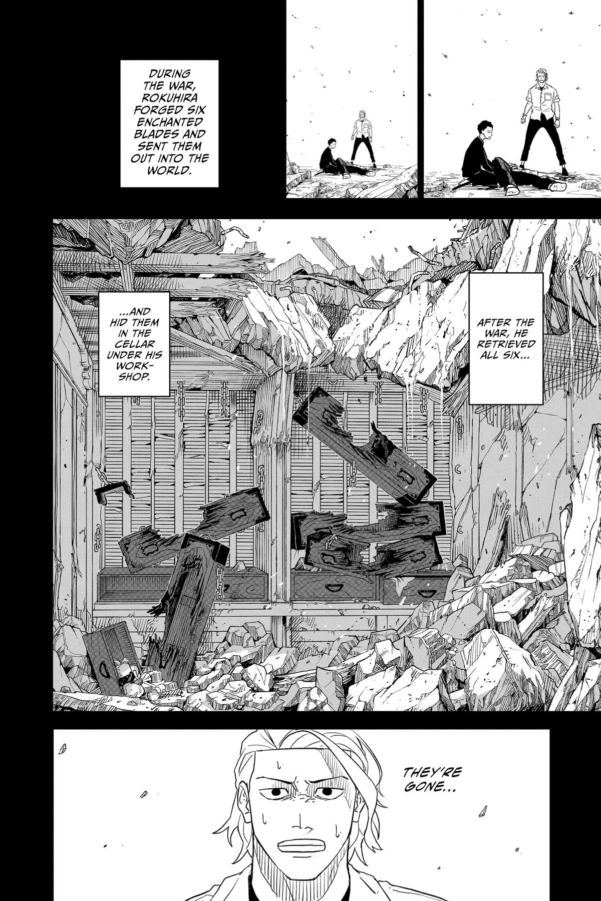 Kagurabachi Manga Chapter 2 page 14 - Heaps scene