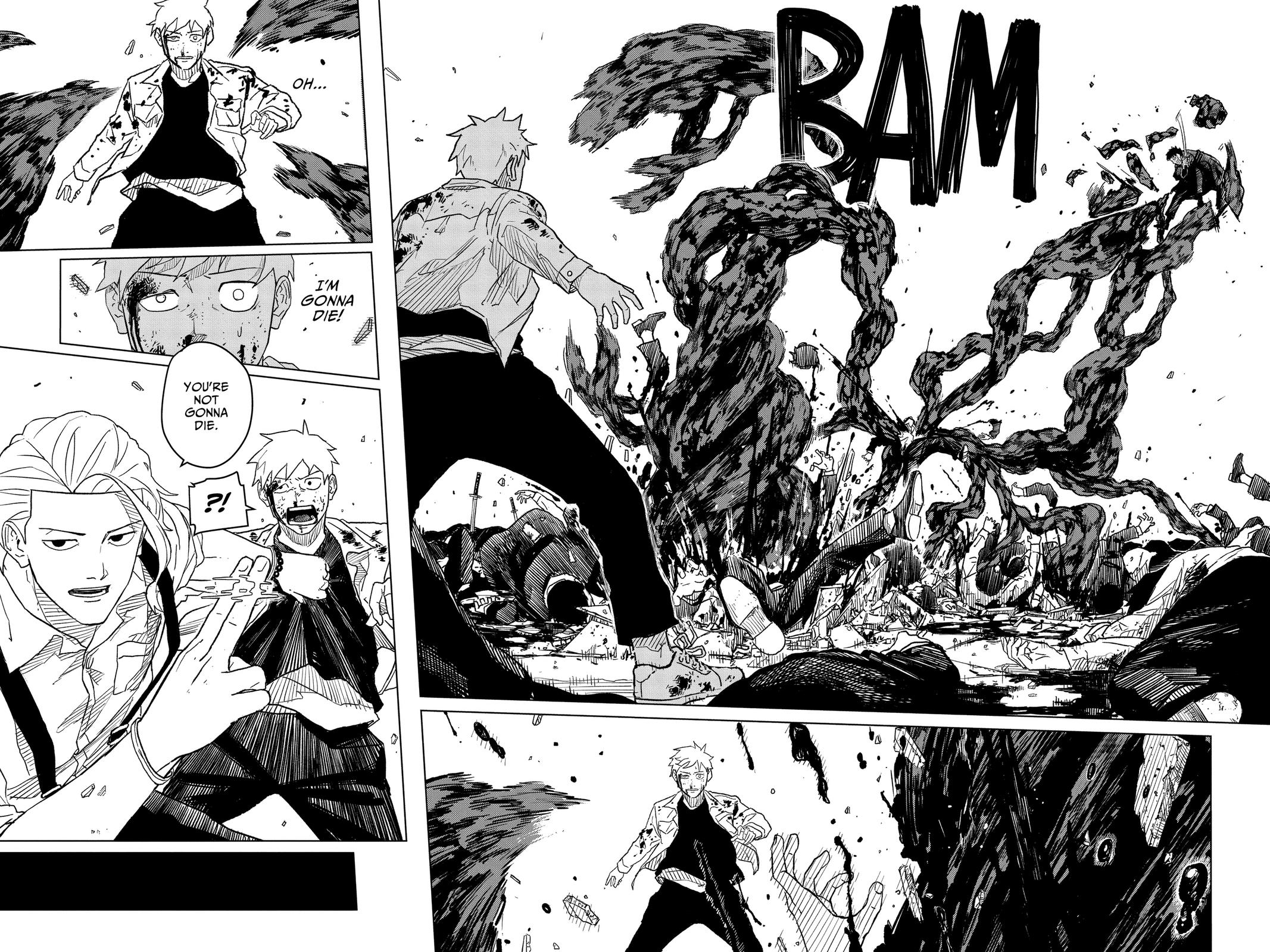 Kagurabachi Manga Chapter 2 page 6 - Heaps scene