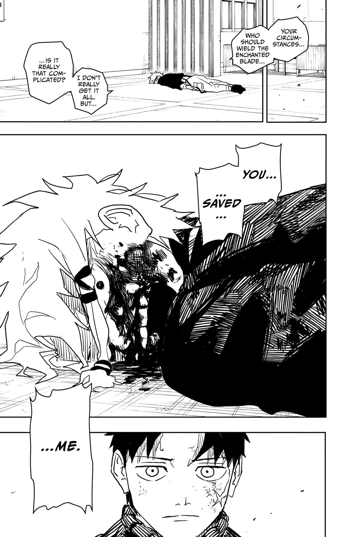 Kagurabachi Manga Chapter 20 page 18 - The Kamunabi's Weapon scene