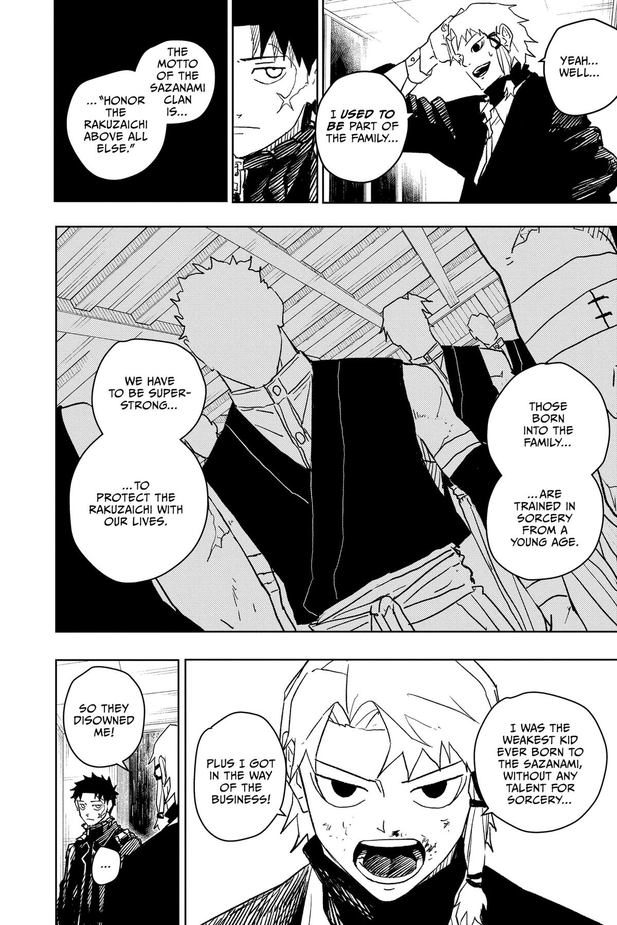 Kagurabachi Manga Chapter 20 page 2 - The Kamunabi's Weapon scene